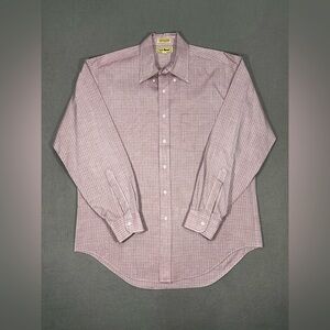 Vintage L.L.Bean Shirt Mens Made In Hong Kong